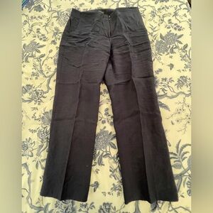 Talbots Navy Linen Pants